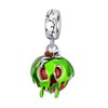 ARVALILS The Poison Apple Charm 925 Sterling Silver Charm Fits
