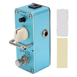 Fuzz Electric Guitar Pedal Accurate Blue Metal Mini Single Effect Pedals with True Bypass