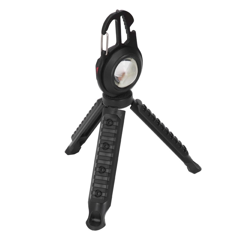 COB Small Flashlights 3 Light Modes Rechargeable Multifunctional Black Portable