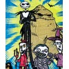 Nightmare Before Christmas Twin Plush Blanket Super Soft Scaring is