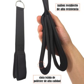 Mebix TRD Cuerda para Tríceps | Gimnasio en Casa y Ejercicio | Agarre Cómodo y Duradero | 75cm Ideal para Poleas de Gym