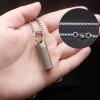 Haxtec Small Pill Box Titanium Pill Fob Necklace Nitro Mini