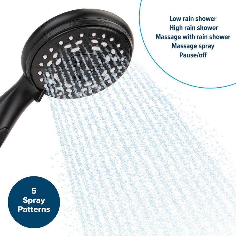 Camco RV/Marine Shower Head | Features Convenient On/Off Switch for