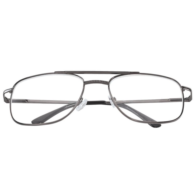 Spring Hinge Pilot Reading Glasses - 3 Pack Magnification 6.00X