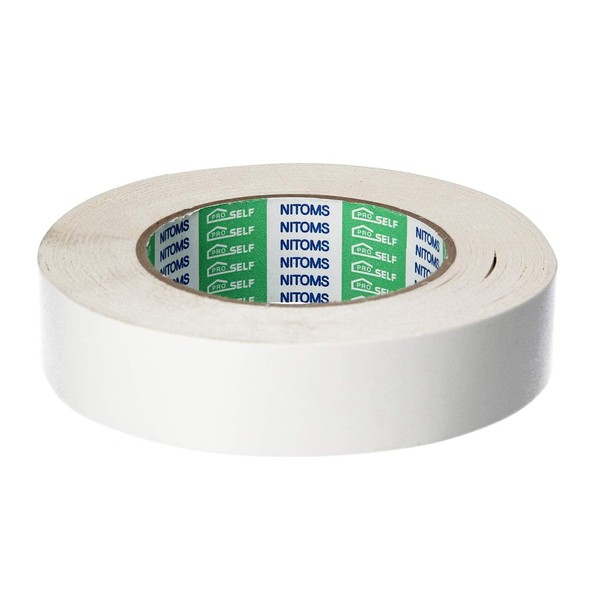 Nitoms PROSELF J0220 Double-Sided Tape for Carpets, S, Fixing, Rough Surfaces, Living Room, Mat, Rug, Width 1.2 inches (30 mm) x Length 59.2 ft (15 m)