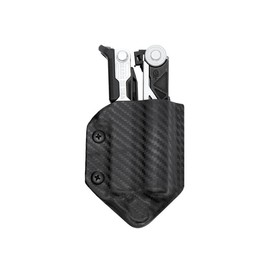 Clip & Carry Kydex Sheath for the Gerber Center-Drive Multitool - Color: Carbon Fiber ORNG