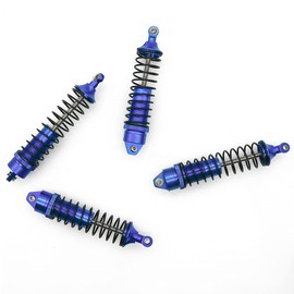 RCAWD Big Bore Full Aluminum Shocks for Traxxas Slash 4WD 4x4 Upgrades Parts, 1/10 Traxxas Stampede 4WD 4x4,Traxxas Hoss 4WD 4x4,Traxxas Rustler 4WD 4x4(Navy Blue)