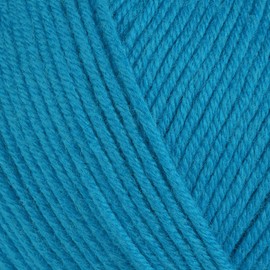 Troyarn Cotton 60% Cotton 40% Acrylic Yarn, Soft, Fine/Sport (2) for Crochet and Knitting 1.76 Oz (50g) / 180 Yds (165m) (10328 - Sochi Blue)