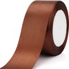 Nsilu Nsilu 25 Yards 1-1/2 inches Wide Satin Ribbon Suitable for Wedding, Party and Gift Box Packaging Ribbon (Brown, 1-1/2")