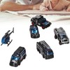 6pcs Children Alloy Car Model Kid Cute Simulated Car Helicopter