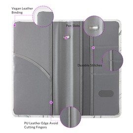 CoBak CoBak Car Registration and Insurance Holder - Vehicle Glove Box Car Organizer,Auto Truck Comparment Accessories Case with Magnetic Closure for Driver License,Cards