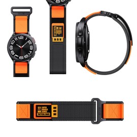 [SQHYWJ] Watch Strap Tactical Nylon Loop Watch Replacement Band 20mm 22mm