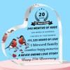 QMVMV 20th Anniversary Acrylic Plaque for Him and Her -