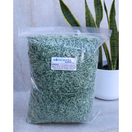 MagicWater Supply Soft & Thin Cut Crinkle Paper Shred Filler (1/2 LB) for Gift Wrapping & Basket Filling - Sage