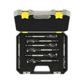 Meccion Wood Drill Bit Set 8pcs Professional Self Feed Speed Auger Drill Bit 10mm/12mm/14mm/16mm/18mm/20mm/22mm/25mm with 1/4 Inch Hex Shank