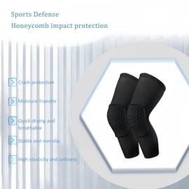 FROHETG Knee Pads Wrestling Knee Sleeve Compression Leg Sleeves for Volleyball Basketball,Black,L