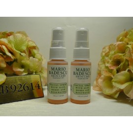 Mario Badescu LOT OF 2: NARIO BADESCU Facial Spray w/ALOE HERBS and ROSEWATER Size 29ml / 1oz