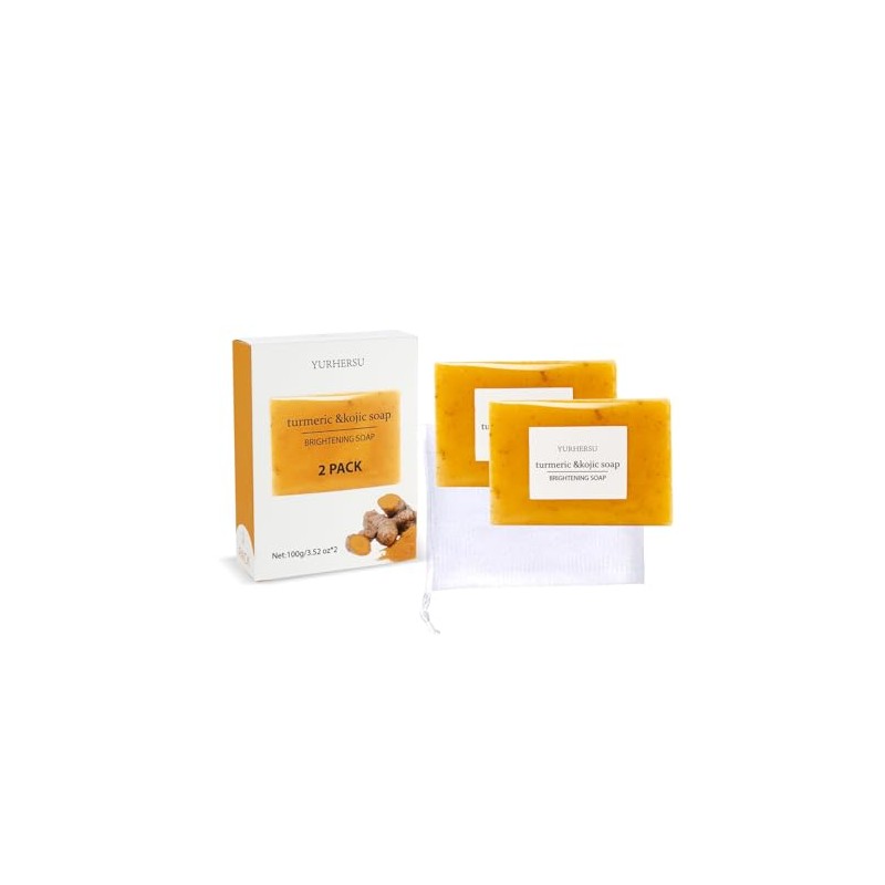 IZBEAUVO-turmeric &kojic soap 2Pcs