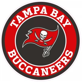 (NOT A PATCH) Tampa Bay Buccaneers Football HTV Heat Transfer Vinyl Iron On - 10" Inches
