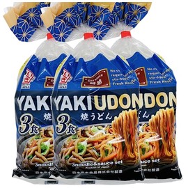 Itsuki Foods Yakiudon 3 servings with Soy Sauce 23.92 Oz (3 Count)