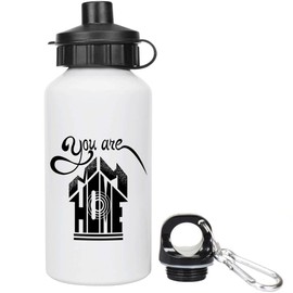 Azeeda 400ml 'Where the Heart Dwells' Kids Reusable Water/Drinks Bottle (WT00082703)
