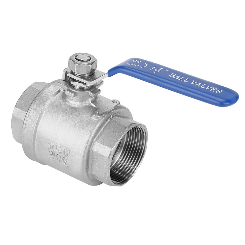 304 Stainless Steel Two Piece Full Port Female Thread Ball
