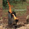 Dilwe Rocket Stove, Portable Stainless Steel Camping Burner, Removable Backpack