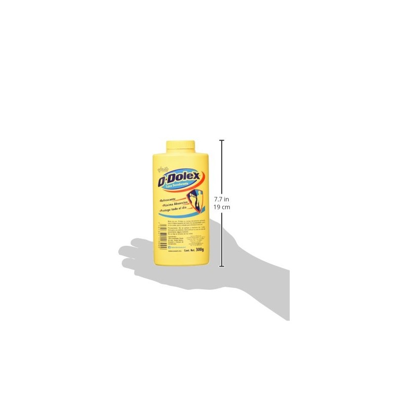 Odolex Talco Desodorante, 300 G, Pack of 1