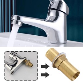 Be In Your Mind 100mm Single Hole Extra Length Shaft Threaded Pipe Faucet Fittings Nipple Lock Nut Kit Extension Threaded Pipe Hardware Part