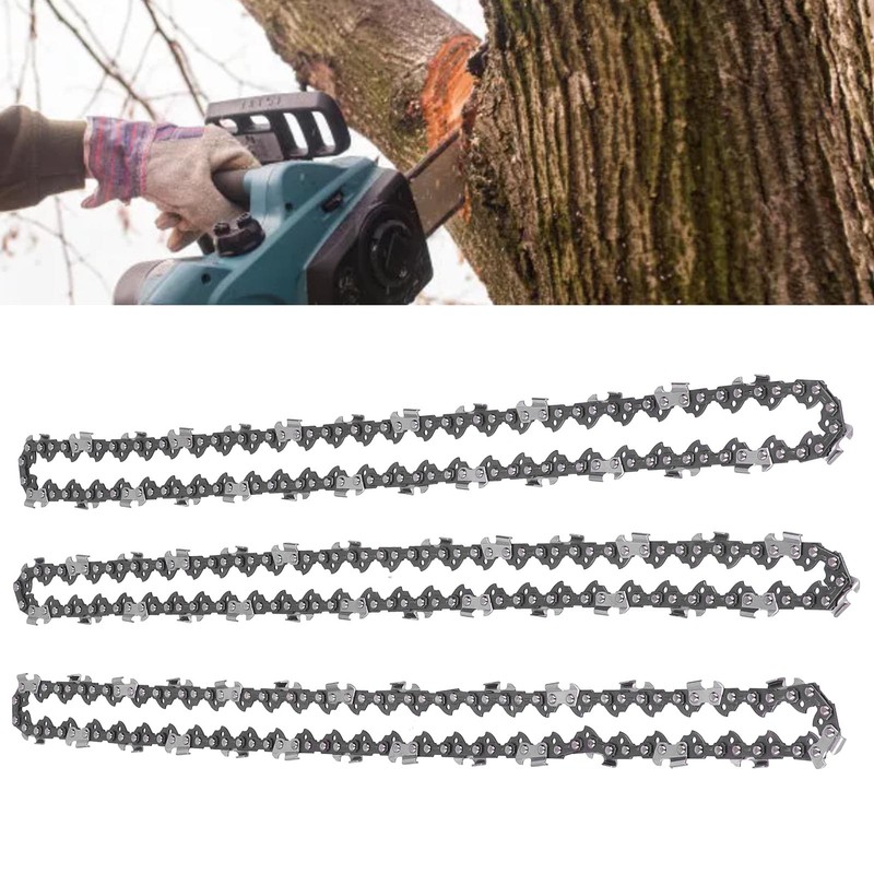 3Pcs Chainsaw Chain Universal Part 3/8in Pitch 1.3mm Middle Guide