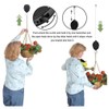 Tnfeeon Plant Pulley Hanger, Retractable Plant Hook Pulley Adjustable Heavy
