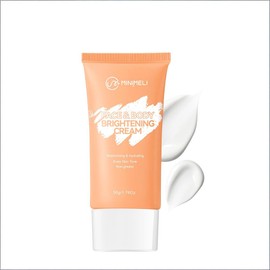 Face & Body Brightening Cream con Niacinamida y Ácido Hialurónico. Crema Hidratante Iluminadora para Rostro y Cuerpo, Tono Uniforme y Acabado Natural,