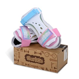 Simply Kids Wrist Guards - Wristsavers for Bike Skateboard Roller Skating Snowboarding for Children Youth Toddler Girl Boy - Wrist Support Protective Gear Wrist Pads (Unicorn, Small)