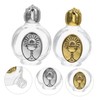 Mobestech Unique Religious 2pcs Decorative Holy Water Bottles Stylish Refillable