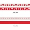 VATIN Valentine’s Day Ribbon,2 Rolls Heart Satin Ribbon Use for