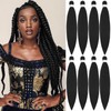 Braiding Hair 24 Inch 8 Pack Pre Stretched Braiding Hair