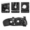 SOCKIR Halogen Headlight Assembly Compatible with 2004 2005 2006 Nissan