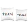 Team Throw Pillow