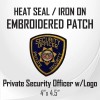 HT Private Security Officer w/ Logo Embroidered Patch (4" x