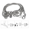 Charm Bracelet Making Kit Basic Bracelets Colored Beads Pendants Jewelry