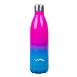 1L Jumbo Stainless Steel Water Drink Bottle Insulated Double Wall Hot/Cold Cycling Gym Outdoor (Pink Blue Ombre)