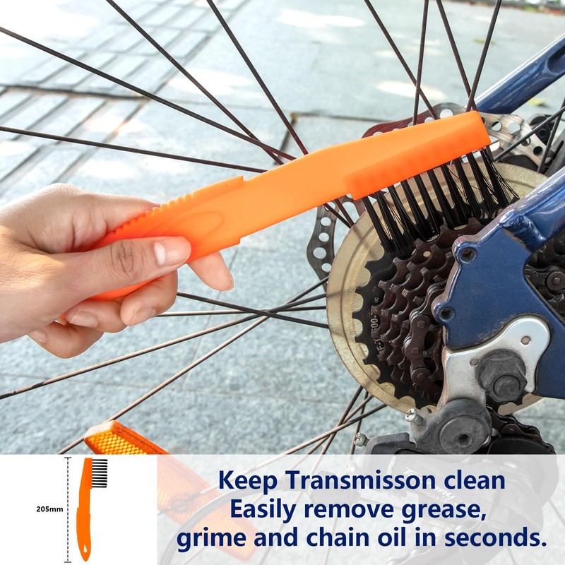 8pcs Bike Cleaning Brush Set Motorcycle Cleaning Kits Motorcycle Accessories