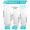 SCJJZ Pack of 12 Dropper Bottles 5 ml 10 ml