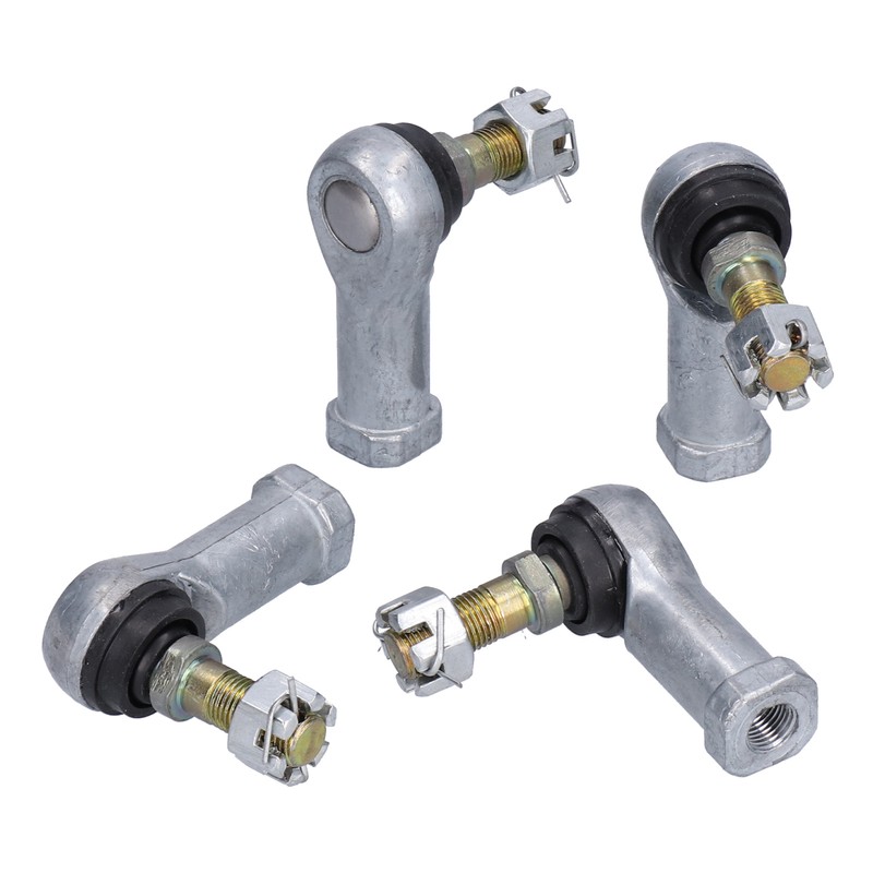 4PCS Tie Rod End Kit Rubber Metal WearResistant Replacement for