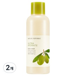 Nature Republic Really Moist Olive Toner, 180ml, 2 pcs / 네이처리퍼블릭 진짜진짜 촉촉한 올리브 토너, 180ml, 2개