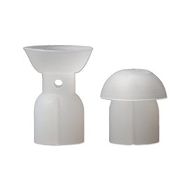 LIFE IS SIMPLE Air Tip Ear Plugs for Sound Tube Transparent