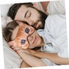 Baluue 2Pcs Animal Cartoon Sleep Mask Realistic Cat Design Light