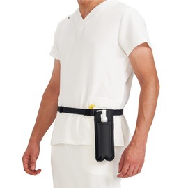 Master Massage Adjustable Massage Oil Holster Bag – Includes 8 Oz Refillable Pump Bottle for Cream & Lotion