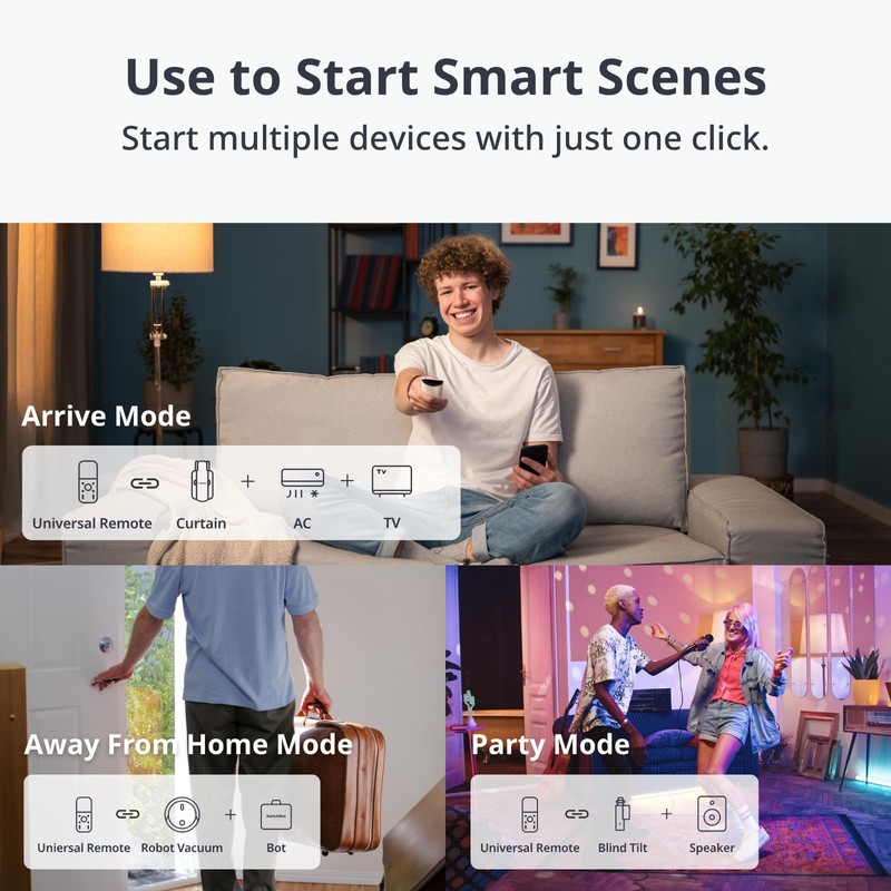 SwitchBot Smart Universal Remote with Hub Mini, Replace Multiple Remotes