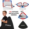 2 Pack 4' x 3' Soccer Goal Net Set, Pop